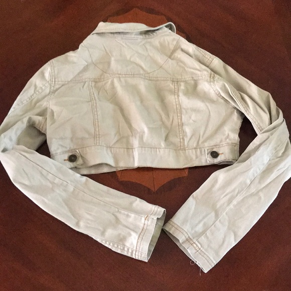 Kaki crop jacket - Picture 2 of 3